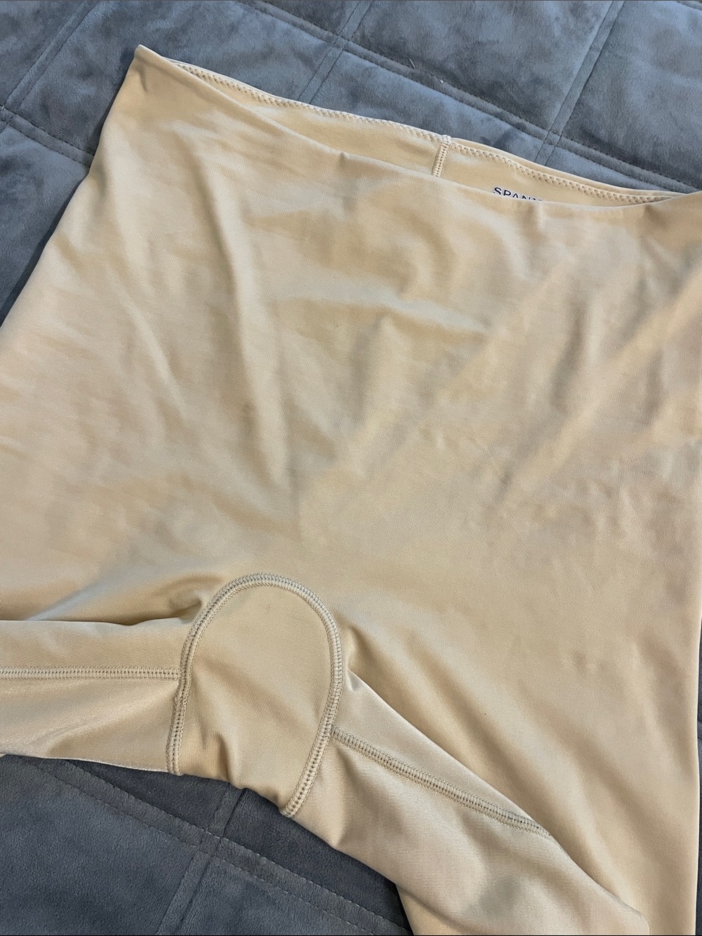 SPANX Nude/Tan High-Waist Shaping Shorts - Picture 4 of 6
